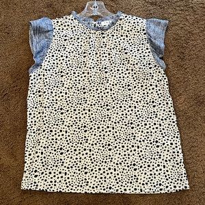 THML sleeveless top with a cap sleeve, size XS